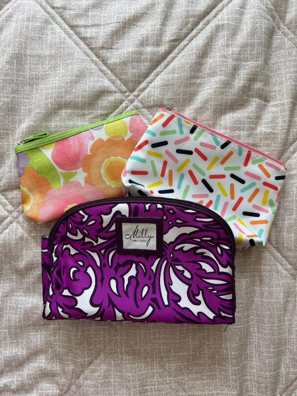 3x Clinique Toiletry Makeup Bags